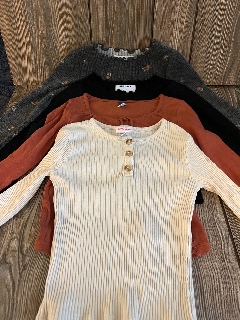 Girls long sleeve shirt bundle